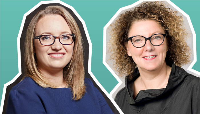Christa Stienen und Natascha Hoffner