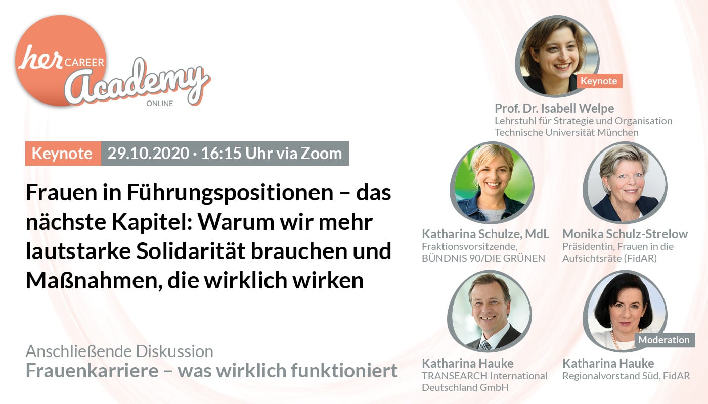 Frauen in Führungspositionen - das nächste Kapitel: