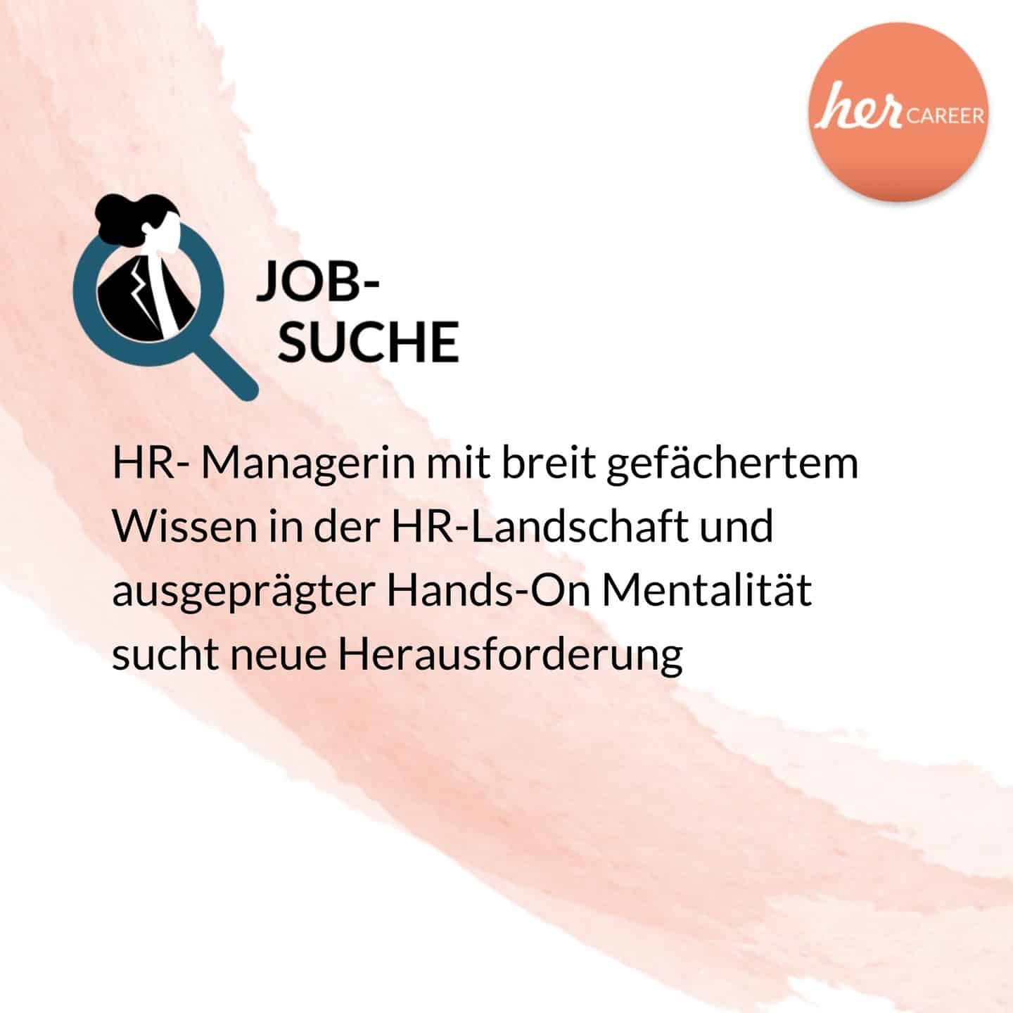 #HRProjektmanagement #HRManager #HRBusinessPartner #RaumMünchen
Ist Dein Unternehmen auf der Suche nach Verstärkung im Bereich
⭐ HR Projektmanagement,
⭐Teamleitung HR Operations,
⭐HR Business Partner mit Schwerpunkt L&D oder
⭐Allrounderin als HR Manager?
Unsere Kandidatin ist eine begeisterte HR-Persönlichkeit mit vielseitiger Erfahrung. Sie arbeitet in schnellwachsenden, dynamischen, internationalen Unternehmen.
➡️ Sie zeichnet sich aus durch breit gefächertes Wissen in der HR-Landschaft – von Prozess- und Tooleinführung und Optimierung über internationale HR-Projekte wie den Aufbau und die Umsetzung von Performance Management bis hin zur zuverlässigen HR-Administration in verschiedenen Ländern der EU.
Außerdem hat sie bereits Führungserfahrung gesammelt und in komplexen Firmen-und Teamstrukturen gearbeitet. Ihr Profil rundet sie ab mit einem sehr guten Bachelor-Abschluss in Wirtschaftspsychologie und BWL.
Was zeichnet sie noch aus? 🚀 Eine starke Hands-On Mentalität, hohe Stressresistenz, Organisations- und Koordinationsfähigkeit, Analyse, Gestaltungskraft und Proaktivität aus. Außerdem ist Englisch als Firmensprache keine Herausforderung für sie.💪
Klingt gut? 💡 Melde Dich bei uns und erfahre mehr. Telefonisch erreichst du uns unter dieser Nummer: +49 89 1241 46 327 📞 Oder schicke uns eine E-Mail an: openpositions@her-career.com
Gerne kannst Du uns auch via DM kontaktieren! 💜
#NewJob #FemaleCareer #Stellengesuch #ArbeitgeberGesucht