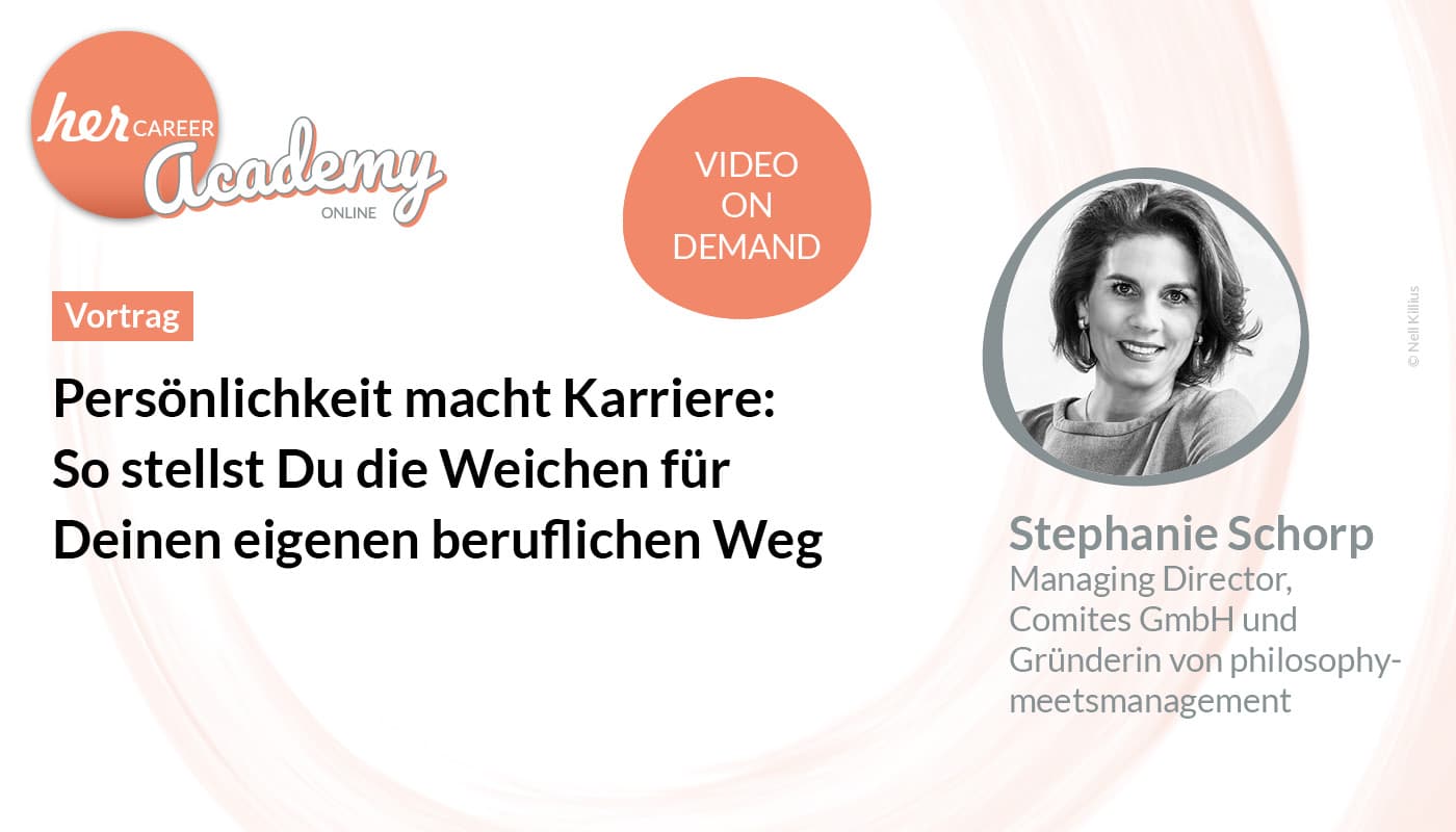 herCAREER Academy Persönlichkeit macht Karriere