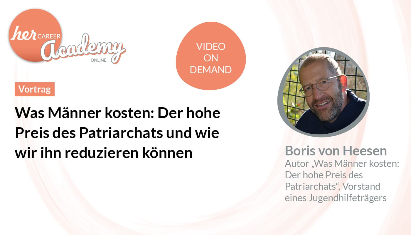 herCAREER Academy: Was Männer kosten.