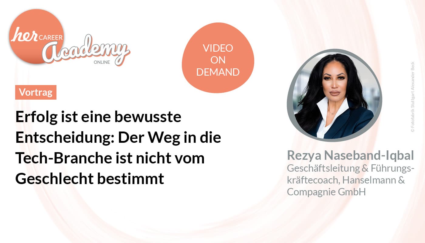 herCAREER Academy Event: Erfolg als bewusste Entscheidung