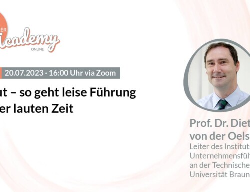 Demut – so geht leise Führung in einer lauten Zeit