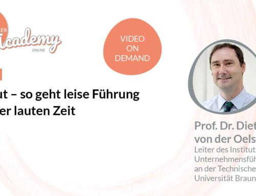 Demut – so geht leise Führung in einer lauten Zeit