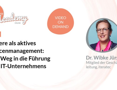 Karriere als aktives Chancenmanagement: Mein Weg in die Führung eines IT-Unternehmens