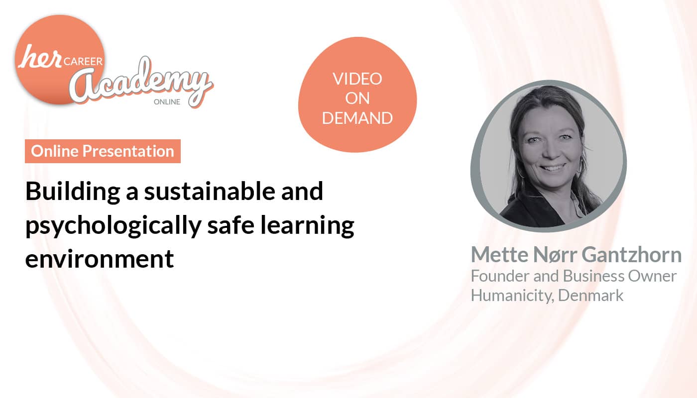 Building a sustainable and psychologically safe learning environment - Mannheim Business School