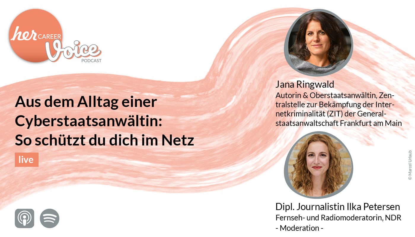 Visuals zum Podcast: Aus dem Alltag einer Cyberstaatsanwältin